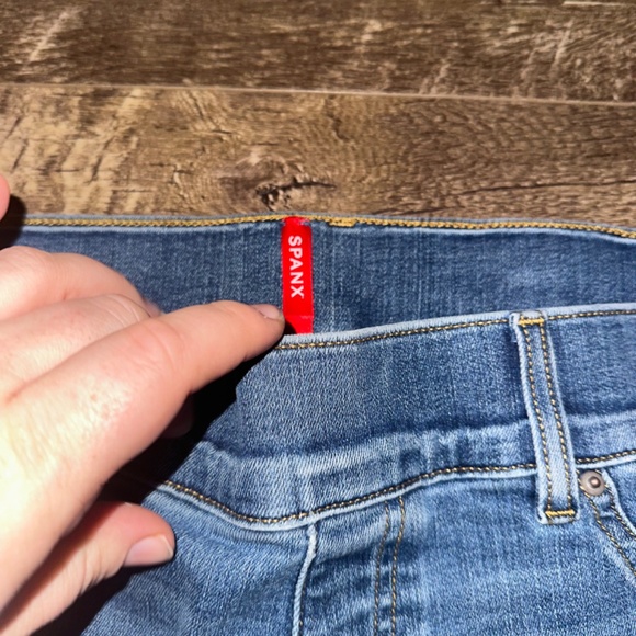 🌷 SPANX 20407 Seamed Front, Wide Leg Jeans - Vintage Indigo - Picture 8 of 8